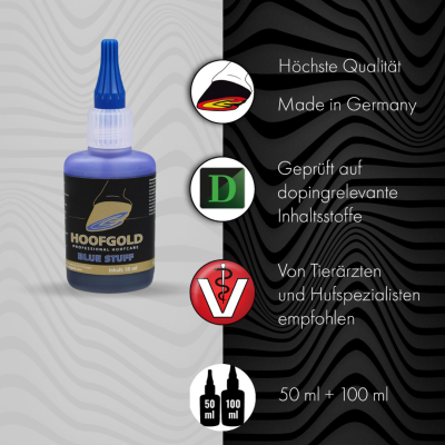 Thumbnail 4: Hoofgold HoofgoldBlueStuff Strahlpflegemittel - Schnelle Hilfe bei Strahlfäule