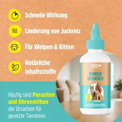 Thumbnail 2: Greenhero Ohrenwunder pflegt das Ohr bei Ohrenmilben