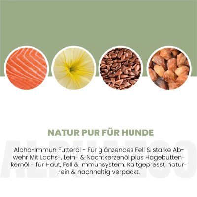 Thumbnail 5: ALPHAZOO Alpha-Immun Futteröl für Hunde