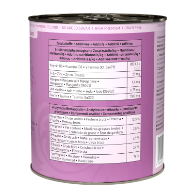 Thumbnail 3: catz finefood® catz finefood® Classic N° 11 - Lamm & Kaninchen 800g