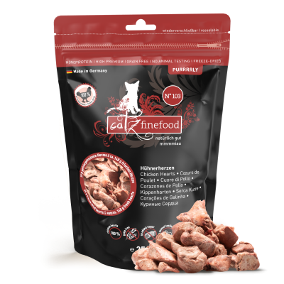 Thumbnail 3: catz finefood® catz finefood® PURRRRLY N° 103 - Hühnerherzen 35g