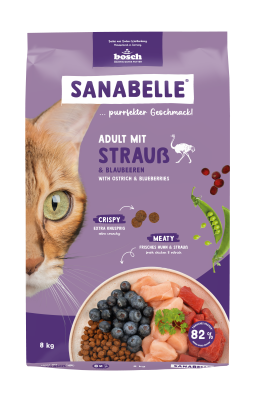 Thumbnail 1: Sanabelle Sanabelle Adult Strauß – Katzenfutter – getreidefrei – 8kg