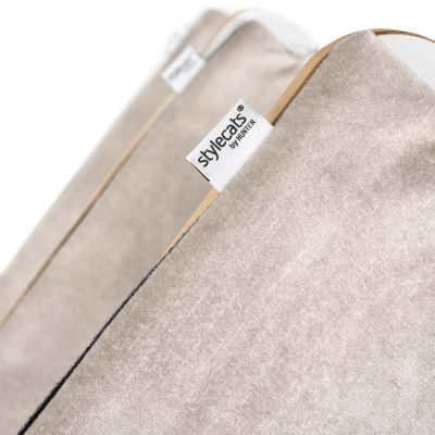 Thumbnail 10: stylecats® Kratzturm Tumba 3 Liegeflächen (M) 81 cm, weiß/grau/grau