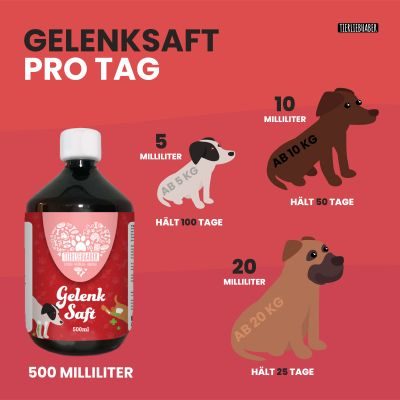 Thumbnail 1: Tierliebhaber Gelenk Saft für Hunde - Für gesunde Gelenke und mehr Bewegungsfreude