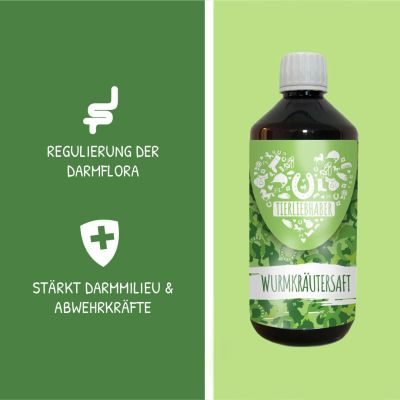Thumbnail 1: Tierliebhaber Wurmkräutersaft für Pferde - Für eine gesunde Darmflora & ein widerstandsfähiges Darmmilieu