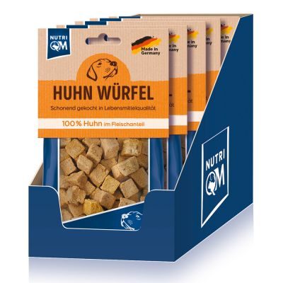 Thumbnail 2: NutriQM Huhn Würfel 5 x 100g