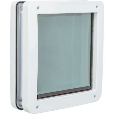 TRIXIE 2-Wege Freilauftür für Hunde, mit Tunnel