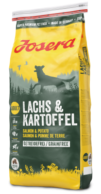 Josera Lachs & Kartoffel – getreidenfreies Hundefutter – 5x900g