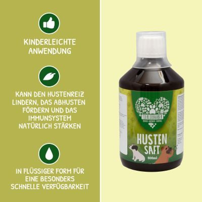 Thumbnail 1: Tierliebhaber Hustensaft für Hunde - Natürliche Hilfe bei akutem Hunde-Husten
