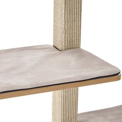 Thumbnail 7: stylecats® Kratzbaum Owen 3 Liegeflächen & Kratzfläche (L) 145 cm, weiß/grau/grau