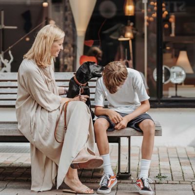 Thumbnail 4: HUNTER Halsband Aalborg S-M (47), cognac