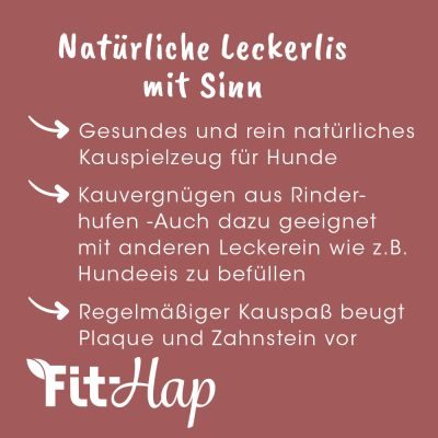 Thumbnail 7: Fit-Hap Rinderhufe (5 St.) – Natürlicher Kausnack für Hunde