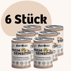 BugBell Nassfutter mit Insekten Sensitive