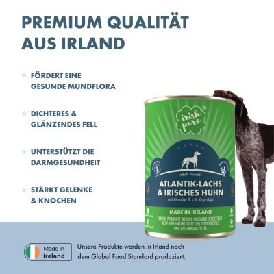 Thumbnail 5: Irish Pure Nassfutter Atlantik-Lachs & Irisches Huhn mit Gemüse & Kelp-Alge