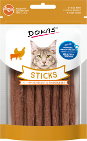 Dokas Sticks mit Hühnerbrust & Rinderleber 10x 30g Multipack