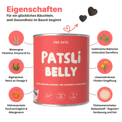 Thumbnail 5: Patsli Katze hat Durchfall? Präbiotische Snacks für gesunde Darmflora