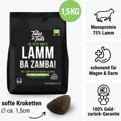 Thumbnail 2: Tales & Tails LammBa Zamba! Softtrockenfutter - 1,5kg