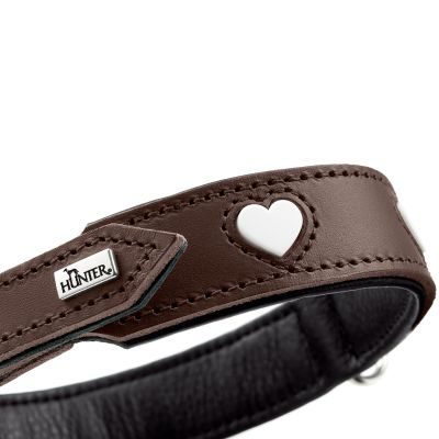 Thumbnail 9: HUNTER Halsband Love XL (80), braun/schwarz