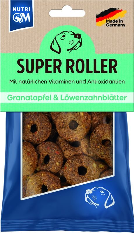 NutriQM Super Roller Granatapfel & Löwenzahnblätter 4 x 150g
