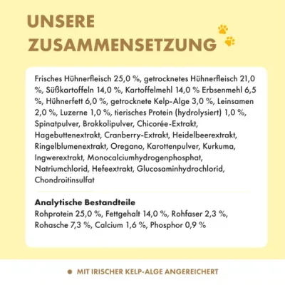 Thumbnail 5: Irish Pure Trockenfutter Irisches Freiland-Huhn mit Gemüse & Kelp-Alge, Senior