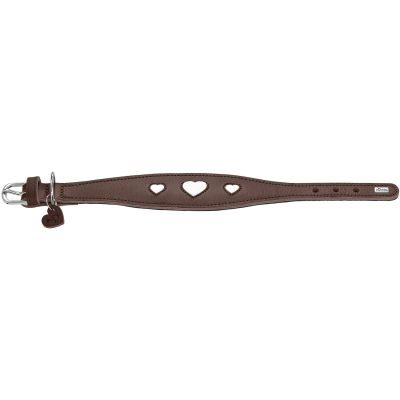 Thumbnail 2: HUNTER Windhundhalsband Love XS (32), braun/schwarz