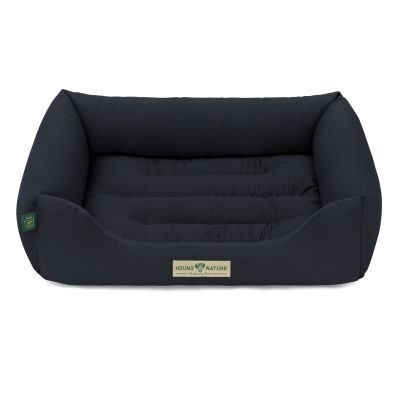 Thumbnail 2: HOUND&NATURE SET: Hundebett LUZERN S dunkelblau+ wasserfestem kuscheligen hellgrauen Fleece-Matratzenüberzug