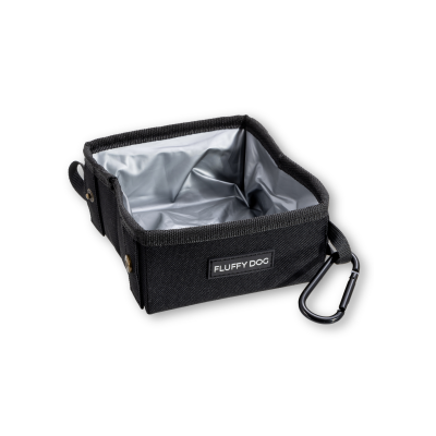 Thumbnail 5: Fluffy Dog Faltbarer Hundenapf – 700 ml, wasserdicht & vegan, mit Karabiner für unterwegs