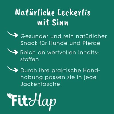 Thumbnail 3: Fit-Hap CBD Leckerlis 300 g – Natürliche Kaltpress-Snacks mit CBD für Hunde & Pferde
