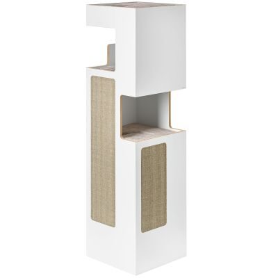 stylecats® Kratzbaum Empire weiß beige/beige, 180 x 50 cm