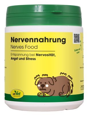 cdVet Nervennahrung 450 g – Natürliche Ergänzung für innere Balance bei Hunden & Katzen