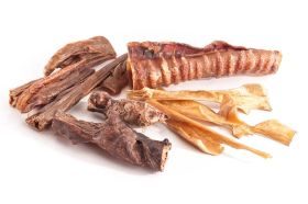 mascota vital Pferde-Mix, gemischte Kausnacks für Hunde vom Pferd, 300 g