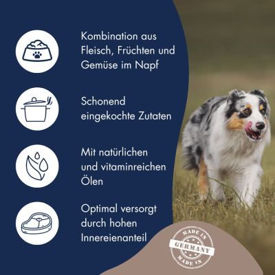 Thumbnail 3: Dr.Clauder’s Dr.Clauder´s B.A.R.F. Komplett Menue Rinderteller 400g