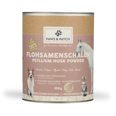 Thumbnail 2: Paws & Patch FLOHSAMENSCHALEN PULVER 250g für Hunde, Katzen und Pferde