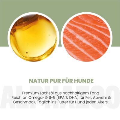Thumbnail 5: ALPHAZOO Lachsöl für Hunde