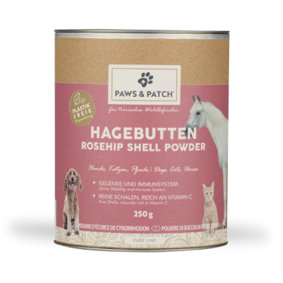 Thumbnail 2: Paws & Patch Hagebuttenschalen Pulver 250g für Hunde, Katzen & Pferde
