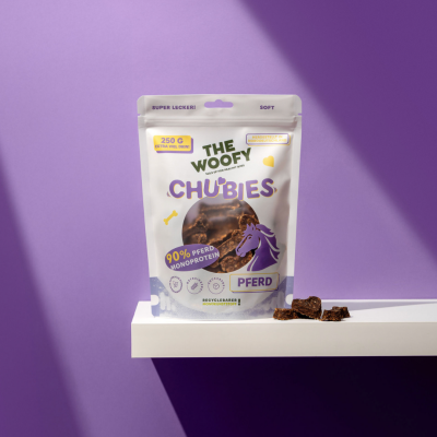 THE WOOFY Leckerli für Hunde 90% Pferd Monoprotein