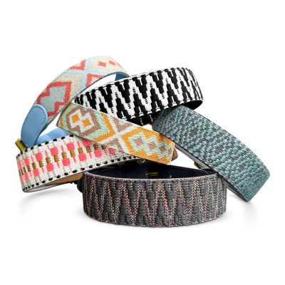 Thumbnail 4: Hey Lana Premium Hundehalsband Gepolstert Anthrazit / Eisblau / M/37-47