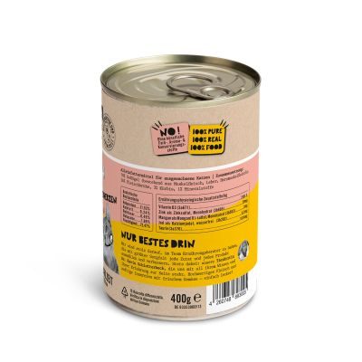 Thumbnail 2: Dogs'n Tiger Adult, Katzenfutter, Frohsinn, Katzen Nassfutter, Getreidefrei, Geflügel & Kürbis, 6x 400g