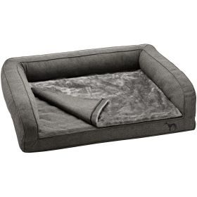 HUNTER Orthopädisches Hundesofa Livingston M (80 x 60 cm), anthrazit