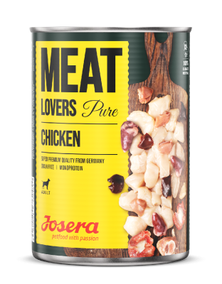 Josera Meat Lovers Pure Chicken – Nassfutter Hund – 6x400g