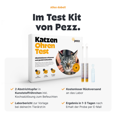 Thumbnail 6: Pezz Katzen Ohrentest | Bei wunden, juckenden oder riechenden Ohren