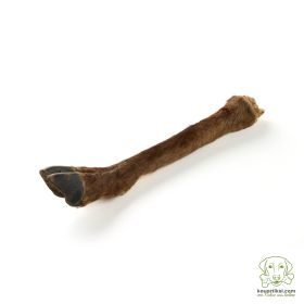 kauartikel.com Hirsch Unterbein mit Fell - Hunde-Kauartikel - Hunde-Snack - Hypoallergen-Kausnack - Wild-Leckerli