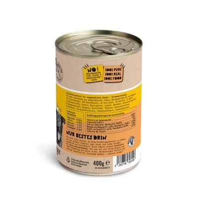 Thumbnail 3: Dogs'n Tiger Adult Hundefutter, Proviant, Nassfutter, Getreidefrei, Huhn, Ente, Apfel & Kartoffel, 6x 400g