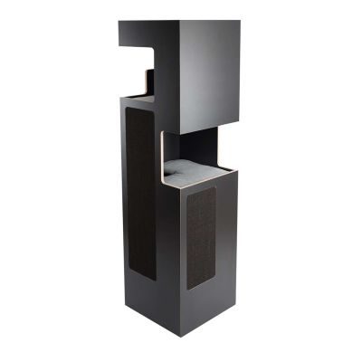 Thumbnail 5: stylecats® Kratzbaum Empire anthrazit schwarz/hellgrau, 180 x 50 cm