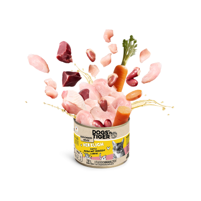 Thumbnail 3: Dogs'n Tiger Adult Katzenfutter, Nassfutter, Getreidefrei, Mixpaket Top of the tops! Tiger, Thunfisch, Lachs, Shrimps & Huhn, 15 tlg.- Set