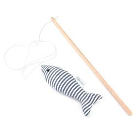 stylecats® Katzenspielzeug Schnelle Forelle mit Angel Katzenminze 5 cm