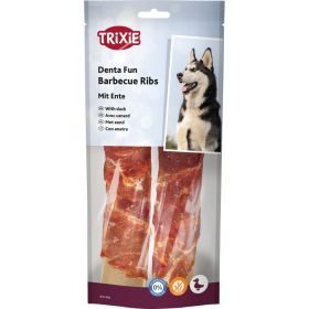 TRIXIE Denta Fun Barbecue Ribs mit Ente