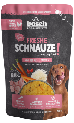 bosch Tiernahrung Freshe Schnauze  Huhn Reis&Karotten