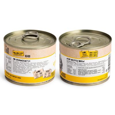 Thumbnail 2: Dogs'n Tiger Adult, Senior, Premium Katzenfutter, Labsal, Nassfutter, Getreidefrei, Huhn, 6x 200g