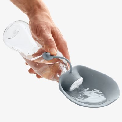 Thumbnail 7: KESSI Outdoor Trinkflasche mit Silikonnapf KESSI 550 ml, grau